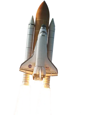 Space_ Shuttle_ Launch_ Closeup PNG Image