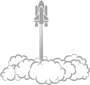 Plant,black And White - Rocket Launch Clip Art, HD Png Download PNG image with transparent background