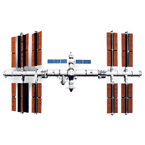 Space Station in Star Field PNG 06132024 PNG with transparent background