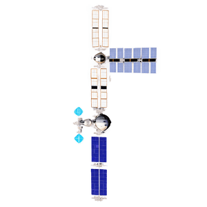 Space Station in Star Field PNG gjg PNG with transparent background