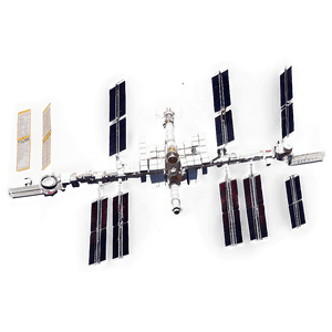 Space Station in Star Field PNG wxh PNG with transparent background