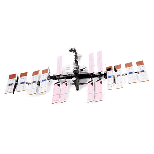 Space Station with Moon Background PNG hsu PNG with transparent background