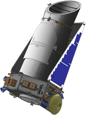 Kepler Space Telescope Spacecraft Model 1 - Kepler Space Telescope Diagram, HD Png Download PNG with transparent background