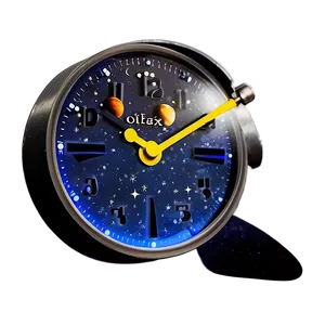 Space Themed Wall Clock Png Tok28 PNG Image