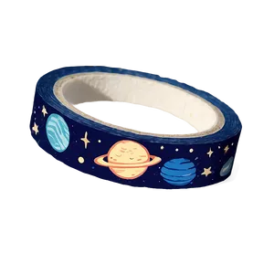 Space Themed Washi Tape Aesthetic Png 24 PNG Image