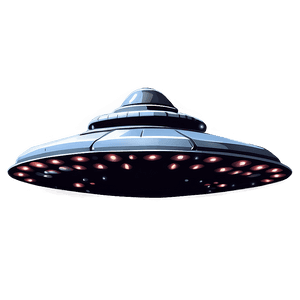 Spacecraft Flying Saucer Vector PNG 06202024 PNG