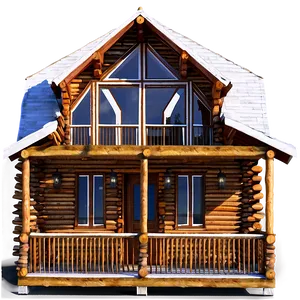 Spacious Log Cabin Floor Plan Png Dkj31 PNG Image