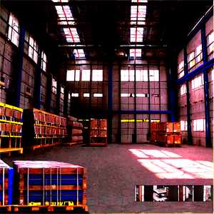Spacious Warehouse Interior PNG 41 PNG image with transparent background