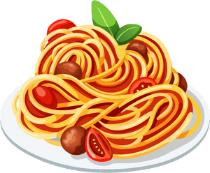Pasta Cuisine With Meatballs - Pasta Clipart, HD Png Download PNG image with transparent background