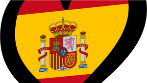 Spain Flag Clipart , Png Download - Spain Flag Heart, Transparent Png PNG with transparent background