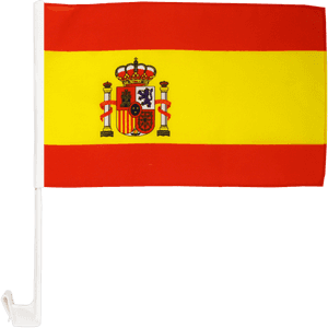 Spain Car Flag - Spain Flag, HD Png Download PNG image with transparent background