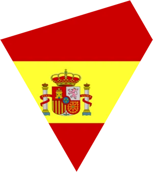 Spain National Flagwith Coatof Arms PNG Image