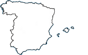 Blank Map Of Spain - Spain Regions Map Black And White, HD Png Download PNG with transparent background