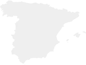 Spain Outline Map PNG Image