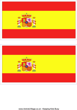 Printable Small Spanish Flag, HD Png Download PNG image with transparent background