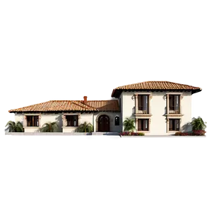 Spanish Villa Png Qft PNG Image