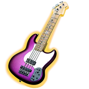 Sparkle Bass Guitar Png Msx52 PNG Image