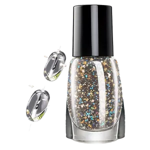 Sparkle Nail Polish Bottle Png Hgx PNG Image