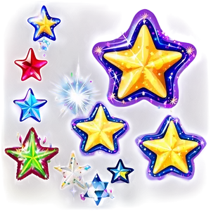 Sparkle Stars Clipart Png Lwv PNG Image