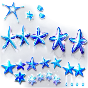 Sparkle Stars Design Elements Png Ndq PNG Image