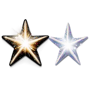 Sparkle Stars With Glitter Effect Png Fmv PNG Image