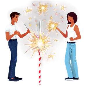 Sparklers Romantic Night Png Bum33 PNG Image