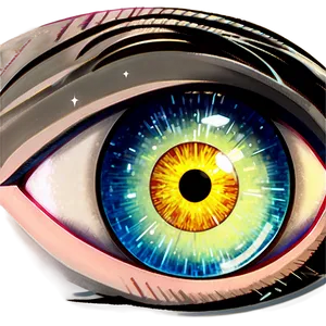 Sparkling Anime Eyes Png Ikh36 PNG Image