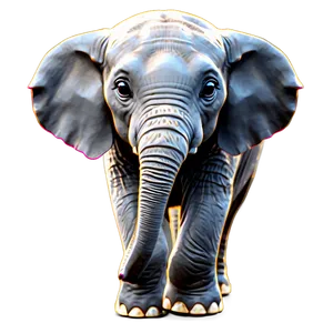 Sparkling Baby Elephant Png 55 PNG Image