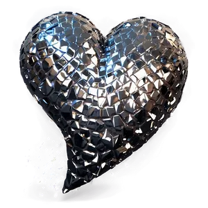 Sparkling Black Broken Heart Png Dnp PNG Image