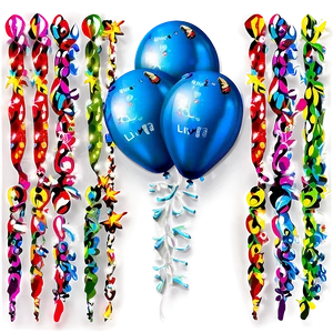 Sparkling Blue Balloons Png 06122024 PNG Image