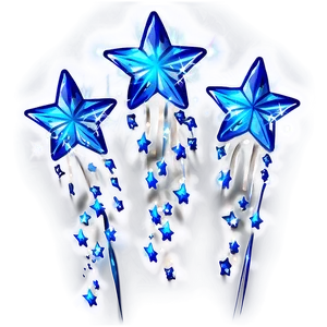 Sparkling Blue Stars Png Xkk71 PNG Image