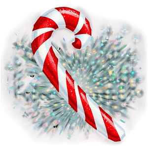 Sparkling Candy Cane PNG nvb2 PNG image with transparent background
