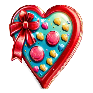 Sparkling Candy Heart Png Oni4 PNG Image