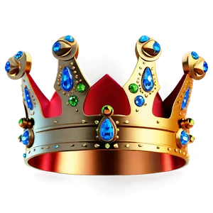 Sparkling Cartoon Crown Png Eyv36 PNG Image