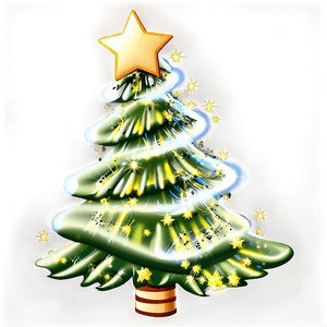 Sparkling Christmas Tree PNG 19 PNG image with transparent background