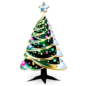 Sparkling Christmas Tree PNG 93 PNG image with transparent background