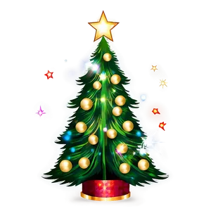 Sparkling Christmas Tree Transparent Image Png 35 PNG Image