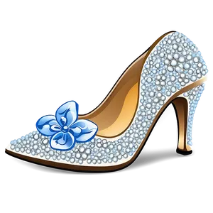 Sparkling Cinderella Slipper Graphic Png Ngs PNG Image