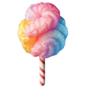 Sparkling Cotton Candy Stick Png 89 PNG Image