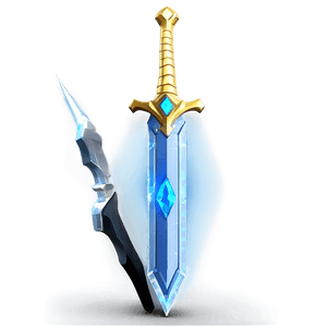 Sparkling Diamond Sword Render PNG 05252024 PNG