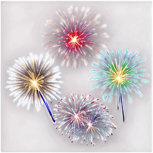 Sparkling Fireworks PNG iul PNG image with transparent background