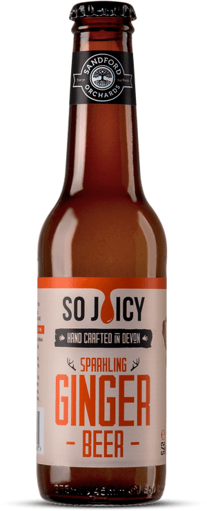 Sparkling Ginger Beer Bottle Sandford Orchards PNG
