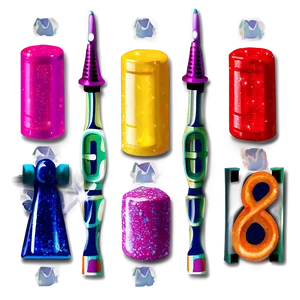 Sparkling Glitter Playdough Png 69 PNG Image