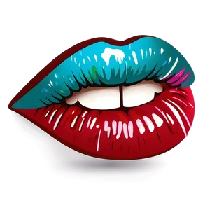 Sparkling Glossy Lips Png Lkr78 PNG Image