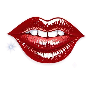 Sparkling Glossy Lips Png Uee PNG Image