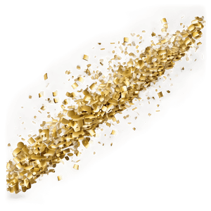 Sparkling Gold Confetti PNG 12 PNG