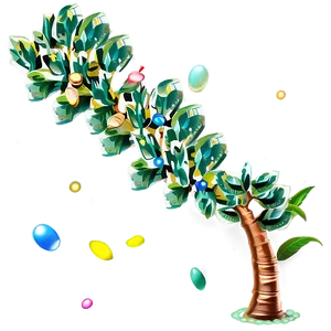 Sparkling Money Tree Png Oml65 PNG Image