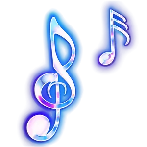 Sparkling Music Notes Png Sbj PNG Image