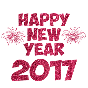 Sparkling New Year2017 PNG Image