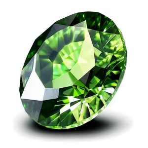 Sparkling Peridot Stone Png Qms PNG Image